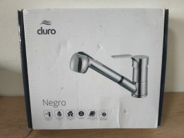 Duro Negro kraan met douche functie (1)